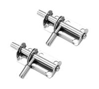 Zambuph Loquet à ressort à noyau d'insertion audacieux, matériaux épais et robustes, la a été polie, loquet de couleur vive en acier inoxydable, Argent de style A