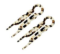 Zambuph Lot de 2 épingles à cheveux Prestige Hair Lialys à encoche avec mécanisme de verrouillage, 2 petites épingles cheveux en résine Prestige, élégantes et, D