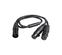 Zambuph Mâle à double femelle 3 broches câble amplificateur de Microphone connecteur d'extension séparateur composant adaptateur pièce accessoires
