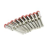 Zambuph Mandrin à vis lisse robuste brillant léger support de roue de polissage Simple petits outils rotatifs portables électriques, 2.35 mm