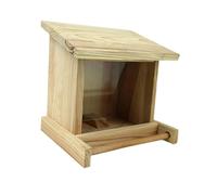 Zambuph Mangeoire à Oiseaux avec perchoir et Distributeur de Nourriture, Un Dispositif Unique pour Nourrir Les Oiseaux en Plein air et Attirer de Magnifiques