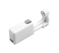 Zambuph Manuel nez perceur Portable métal sécurité sourcils langue oreille Piercing outil bijoux percer goujons professionnel, Acier Blanc
