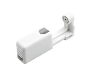 Zambuph Manuel nez perceur Portable métal sécurité sourcils langue oreille Piercing outil bijoux percer goujons professionnel, Acier Blanc