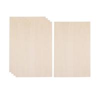 Zambuph Matériaux indispensables pour la modélisation architecturale : panneaux de tilleul non peints pour la construction de mini-maisons, contreplaqué fin, feuilles tilleul pour loisirs créatifs,