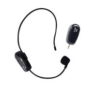 Zambuph Microphone sans Fil Casque réduction du Bruit Portable Universel pour Micro amplificateur de Voix Haut-parleurs de scène pour la réunion en Plein air l'école