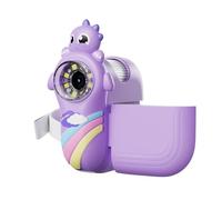 Zambuph Microscope portatif avec écran LED intégré, Exploration du Monde microscopique, lumières de Microscope de Poche ABS, Violet