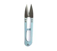 Zambuph Mini ciseaux U forme couture cisailles outils de coupe Thrum coupe-fil coupe pince bricolage fournitures point accessoire, bleu clair
