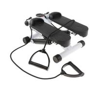 Zambuph Mini Stepper Durable avec écran numérique pour Un entraînement Cardio-vasculaire des Cuisses et des fessiers, avec Bandes de résistance. Idéal pour la Maison.