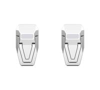 Zambuph Mini Support Compact pour Ordinateur Portable, avec réglage à Double Angle, Mini dissipateur de Chaleur Portable monté à l'arrière, en Alliage d'aluminium, argenté