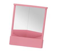 Zambuph Miroir de maquillage non réversible, miroir cosmétique à base stable, image nette, pour les soins quotidiens et le maquillage personnel. Ne se, rose, 23 x 19 cm