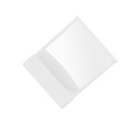 Zambuph Miroir de maquillage non réversible, miroir cosmétique à base stable, image nette, pour les soins quotidiens et le maquillage personnel. Ne se, blanc, 23 x 19 cm