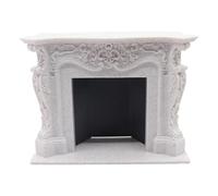 Zambuph Modèle de cheminée Miniature Unique, idéal pour sublimer la décoration d'une Maison de poupée à l'échelle 1/12. Ce modèle Miniature cheminée est Un véritable Plaisir pour Les