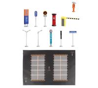 Zambuph Modèle réduit de Voiture Miniature moulée sous Pression pour Garage, échelle 1:64, Style A, idéal pour Les Grands parkings, Noir, Style D