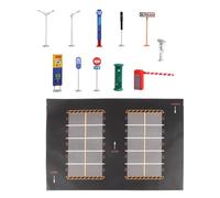 Zambuph Modèle réduit de Voiture Miniature moulée sous Pression pour Garage, échelle 1:64, Style A, idéal pour Les Grands parkings, Noir, Modèle A