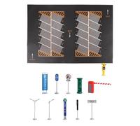 Zambuph Modèle réduit de Voiture Miniature moulée sous Pression pour Garage, échelle 1:64, Style A, idéal pour Les Grands parkings, Noir, Modèle E