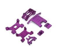 Zambuph Modification de montage de choc voiture télécommandée réparation automobile pare-chocs améliorée pièce remplacement aile arrière, Violet