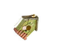 Zambuph Nichoir décoratif Suspendu Original et Rustique, Un pour Les Amoureux de la Nature. Il embellit Le Jardin et Lui Assure Une Longue durée de Vie, Vert