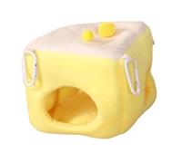 Zambuph Nid douillet et confortable pour hamster et cochon d'Inde, lit-grotte offrant une douceur exceptionnelle et un refuge douillet pour les petits animaux. Joli lit pour hamster et petits animaux.