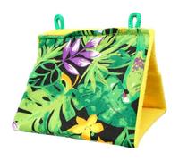Zambuph Nid Douillet pour Perroquet, cachette Confortable, hamac-Tente pour Petits Oiseaux, Pratique pour Les Oiseaux et Autres Animaux de Compagnie. Deux Crochets Inclus.