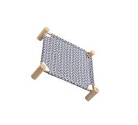 Zambuph Notre hamac en Tissu pour Animaux de Compagnie Offre Une respirabilité pour Un Sommeil Parfait Hamac Durable pour Chat et Chien en Bois pour Chat, Gris, Grande Taille 65 * 53 * 13