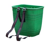 Zambuph Panier arrière en polypropylène (PP) polyvalent pour la cueillette de fruits, l'agriculture, la randonnée et les activités de plein air (vert). , Vert , 380 x 390 x 290 mm