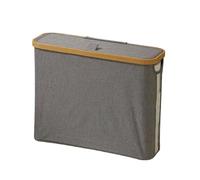 Zambuph Panier de rangement de cuisine avec couverture en tissu respirant, panier rangement anti-poussière, fenêtre latérale permettant vérifier l'inventaire des toilettes