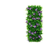 Zambuph Panneau de clôture rétractable pour Une décoration de Garde-Corps élégante, Haies artificielles adaptables, réglables et Flexibles