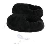 Zambuph Pantoufles chauffantes en fourrure, fabrication soignée, lavables et rechargeables, chauffe-pieds, chaussures chauffantes, fournitures d'hiver