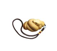 Zambuph Pendentif de Voiture créatif, Accessoire Mignon avec balançoire et Statuette de Serpent en Bois. Surprise d'anniversaire. Cadeau pour Les Amis. Statuette Serpent en Bois, Figurine Miniature,