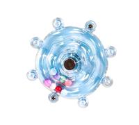 Zambuph Petits et Moyens perroquets, calopsittes, Conures : Jouet favorisant l'activité Physique et l'environnement de l'oiseau. Diamètre : Environ 6 cm, Bleu