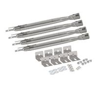 Zambuph Pièces de Rechange pour Barbecue en Acier : brûleurs à Tube Droit avec système d'alimentation en air contrôlé pour assurant Une répartition Uniforme de la Chaleur sur