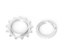 Zambuph Pignon Fixe VTT Roue dentée en Acier au Carbone pignon fileté Anneaux de Verrouillage Accessoires de pédalier pièces Rechange