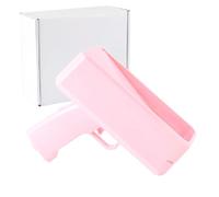 Zambuph Pistolet à billets portable pour animer les bars : une expérience durable et unique ! Pistolets à billets réutilisables avec accessoires et, Rose
