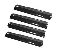 Zambuph Plaque chauffante de Barbecue avec déflecteur de Flamme réglable et Couvercle brûleur pour la randonnée et Le Jardin (4 pièces), 4 pièces