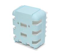 Zambuph Plaque de rangement murale multicouches empilable pratique organisateur de nourriture sans poinçon plateau plat latéral multifonctionnel