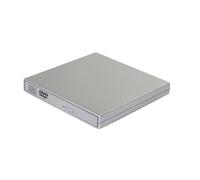 Zambuph Plastique extérieur PC CD graveur Portable intérieur extérieur ménage Salon DVD Pilote Lecteur antibruit, Argent