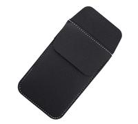 Zambuph Pochette de rangement pour infirmière, organiseur, pochette de chemise, sac à outils en cuir PU souple et résistant, sac travail pour infirmières, Noir, 16 x 8 cm