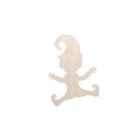 Zambuph Pochoir d'empreintes d'elfe, thème de noël, artisanat exquis, décoration de remplissage, décor bureau, pochoir noël, type 2