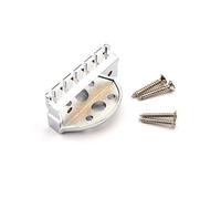 Zambuph Pont de guitare sans tête avec écrou de blocage débutants basse électrique cordier pièces rechange Studio école étudiants cadeau, Argent