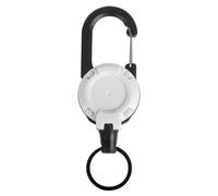 Zambuph Porte-clés automatique extérieur de câble métallique en acier pour la sécurité ABS câble métallique automatique extérieur Luya porte-clés fortactique, Style 1