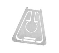 Zambuph Porte-médailles de table unique, solution de rangement créative pour les récompenses et les exploits sportifs, support métallique d'exposition pour médailles. , Argent , 12 x 11.5 x 5 cm