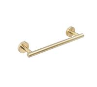 Zambuph Porte-Serviettes Acier Inoxydable antirouille 30 cm Barre Unique Porte-Canne étagère de Rangement Cuisine Salle de Bain Accessoires ménagers, Or