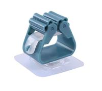 Zambuph Porte-vadrouille auto-adhésif couleur unie mural sans perceuse support intérieur ménage cuisine salle de bain balai support, Bleu foncé