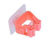 Zambuph Porte-vadrouille auto-adhésif couleur unie mural sans perceuse support intérieur ménage cuisine salle de bain balai support, Orange