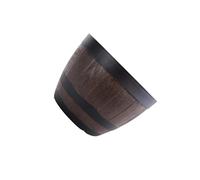 Zambuph Pots de fleurs de jardin, conteneurs pour plantes, forme de tonneau