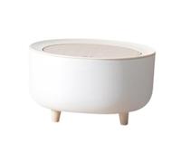 Zambuph Poubelle compacte et Polyvalente avec Couvercle à Pression, idéale pour Un Bureau, Une Chambre, Un Bureau Petit Espace de Vie. Corbeille à Papier Poser sur Le Plan de