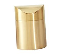 Zambuph Poubelle de Bureau Minimaliste et Moderne, Petite Poubelle avec Couvercle à Pression, idéale pour Les Bureaux, Les Chambres et Les Plans de Travail.