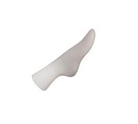 Zambuph Présentoir de cheville/pied idéal pour mettre en valeur des produits tels que bijoux et chaussettes. Support de présentoir de taille moyenne, Blanc, 21 cm