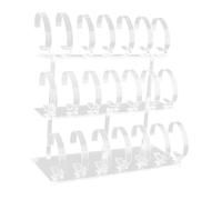 Zambuph Présentoir pour montres, vitrine, support décoratif durable et élégant, organisateur de montres, décoration intérieure, vitrine multifonctionnelle en acrylique, 3 niveaux