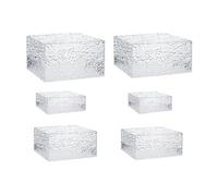 Zambuph Présentoirs gigognes pour jouets de collection, bijoux et cosmétiques, espaces d'exposition, Pour tous types de présentoirs, surélevés en, Ensemble de 6 pièces
